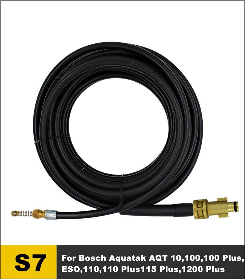 20 Meters Sewer Drain Hose Pipe Dredge Cleaner Tool Kits For Karcher Lavor Interskol Huter Nilfisk Stihl Elitech Pressure Washer: S7 20 Meters