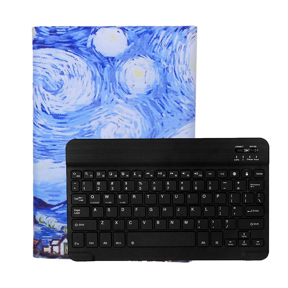 Keyboard Cover for Samsung Galaxy Tab S5E SM-T720 SM-T725 Tablet Cover for Galaxy tab S5E 10.5" Stand Cover Painted case