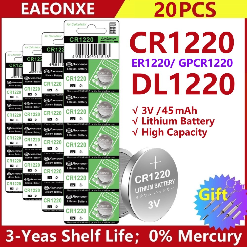 20Pcs cr2032 Battery cr2032 Pilas CR2025 CR2016 batteria CR1632 CR1220 CR1616 CR1620 CR1625 CR2450 CR2430 LR41 LR1130 LR43 LR44: Clear