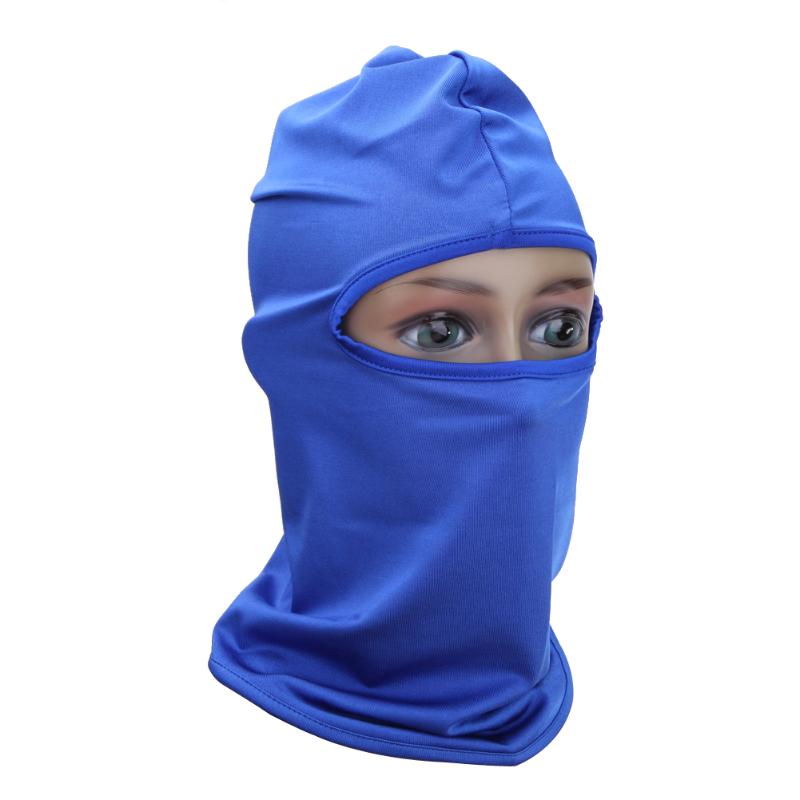 Motocycle Riding Mask Cycling Motorcycle Mask Outdoor Protection Full Face Lycra Balaclava Moto Accessories: Blue
