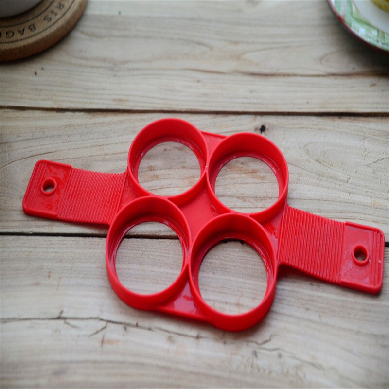 Qualified Silicone Red Product Fantastic Fast & Easy Way to Make Perfect cooking tool Fried Egg Pancake Maker D40JL31