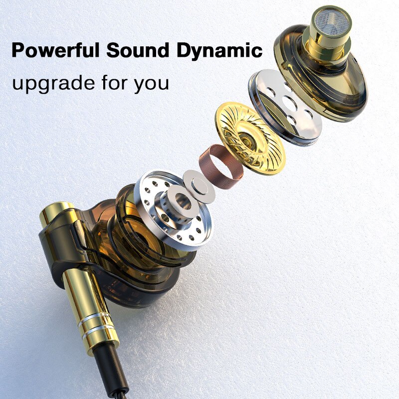 Super Bass Hoofdtelefoon Hifi Stereo In-Ear Oortelefoon Noise Cancelling Wired Oortelefoon met Microfoon voor Sony Xiaomi Zuiger Huawei