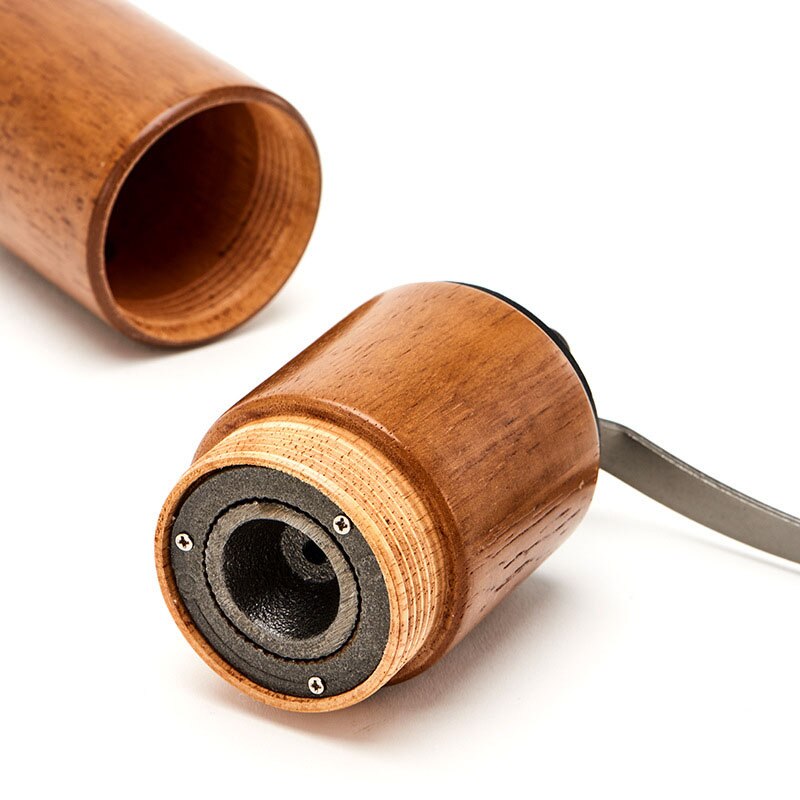 Holz Manuelle Kaffeemühle Bohne Konische Grat Kaffeemühle für Espresso Fein Grob Einstellbar Tragbare für Reisen Heimat Sekretariat