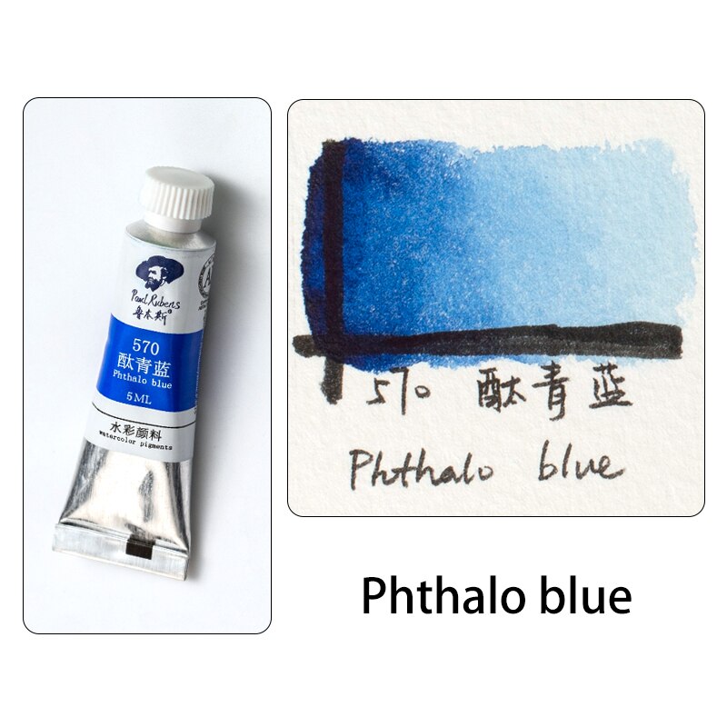Offizielle Paul Rubens 5ml Aquarell Farben Rohre Caroline Serie 20 farben Pigment für Anfänger Student Kunst lieferant: 570
