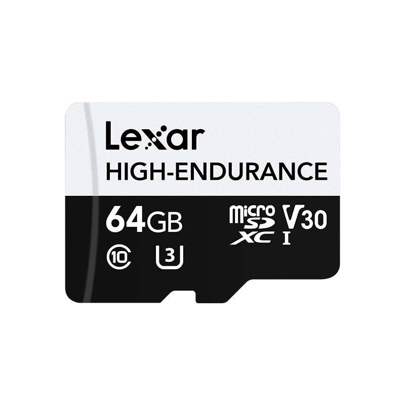 Lexar High-Endurance Micro SD Card 32GB 64GB 128GB 1080p Full-HD 4K Video Monitoring TF Memory Card for Dash Cam Security Camera: 128 GB