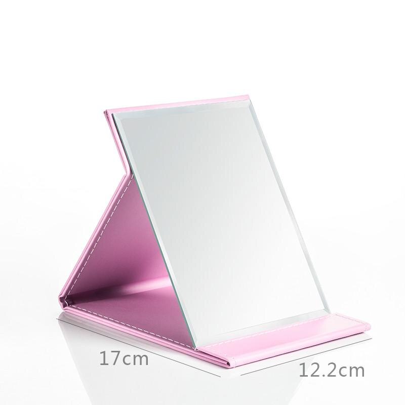 Grand miroir Portable pliable, épais et , HD, minimaliste, pour étudiants: C