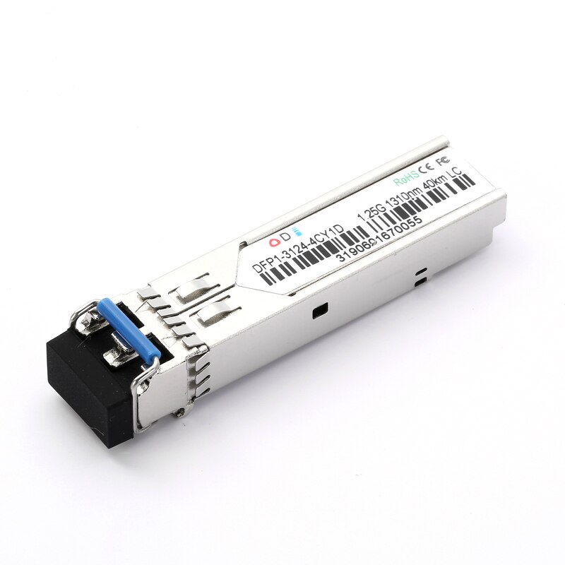 1.25G SFP 1310nm 40KM LC r connectorCompact Transceive Dual Fibra