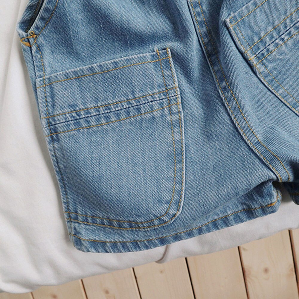 Gesamt für Mädchen 3-8 Jahre freundlicher Overall Beiläufige Gesamt für Mädchen freundlicher Baby Mädchen Sommer Overall Denim Overall