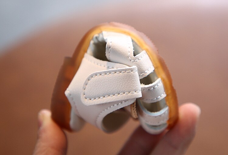 Binnenzool 11.5-13.5Cm Baby Schoenen Zomer Meisje Boog Sandalen