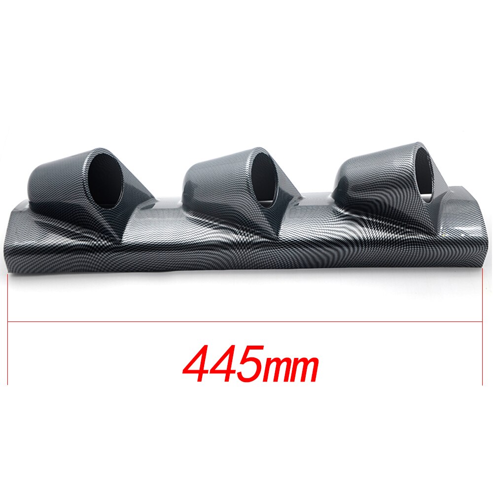 Dragon gauge carbon 2 " 52mm universak a-stolpe trippelhål instrumentbräda mätare pod mount hållare för högerstyrd