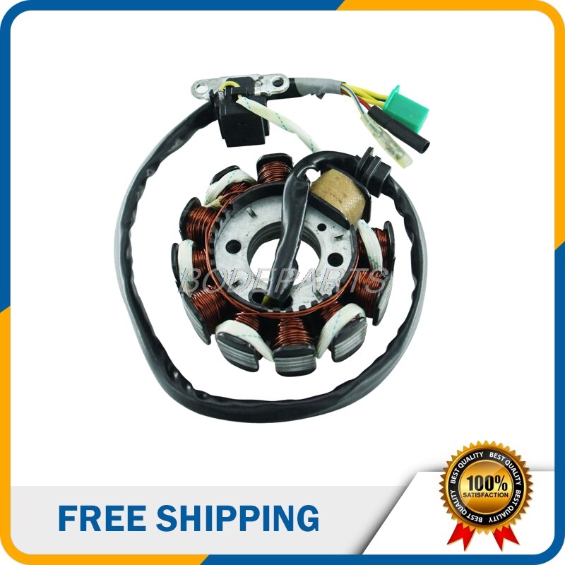 Motor Cycle Motor GY6-11 Poles Stator Coil Fit For Electric Start GY-125cc-200cc Engine