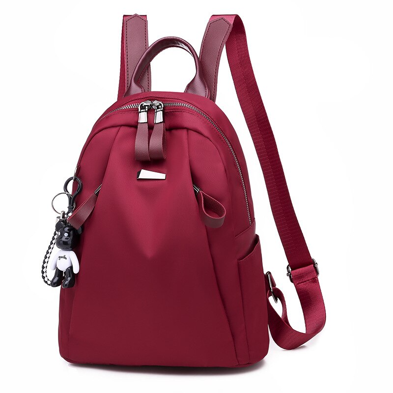 Women's leather backpack Korean Oxford Nylon Water... Grandado