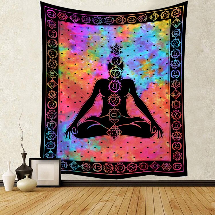 95 x 73 cm mandala gobeläng indisk vägghängande dekor strand bohemisk hippie överkast: 6