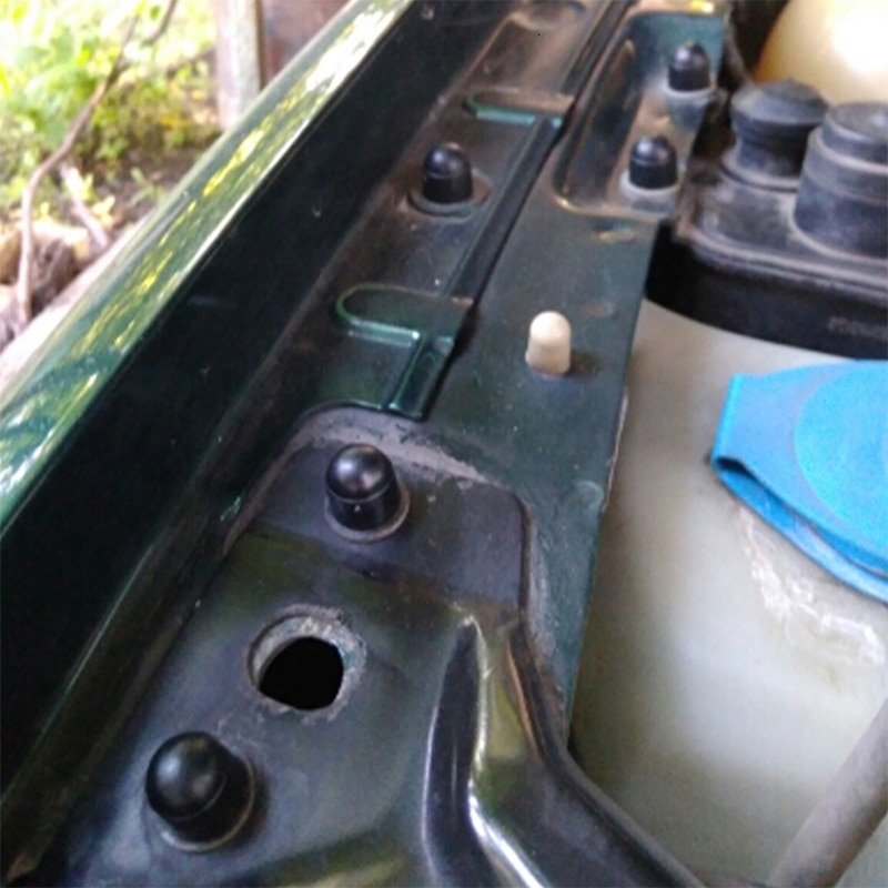 Ns modify 10 stk/sæt universal auto skrue beskyttelse hætter  m8 m10 bolte møtrikker hoved hætter dæksel sort bil interiør tilbehør