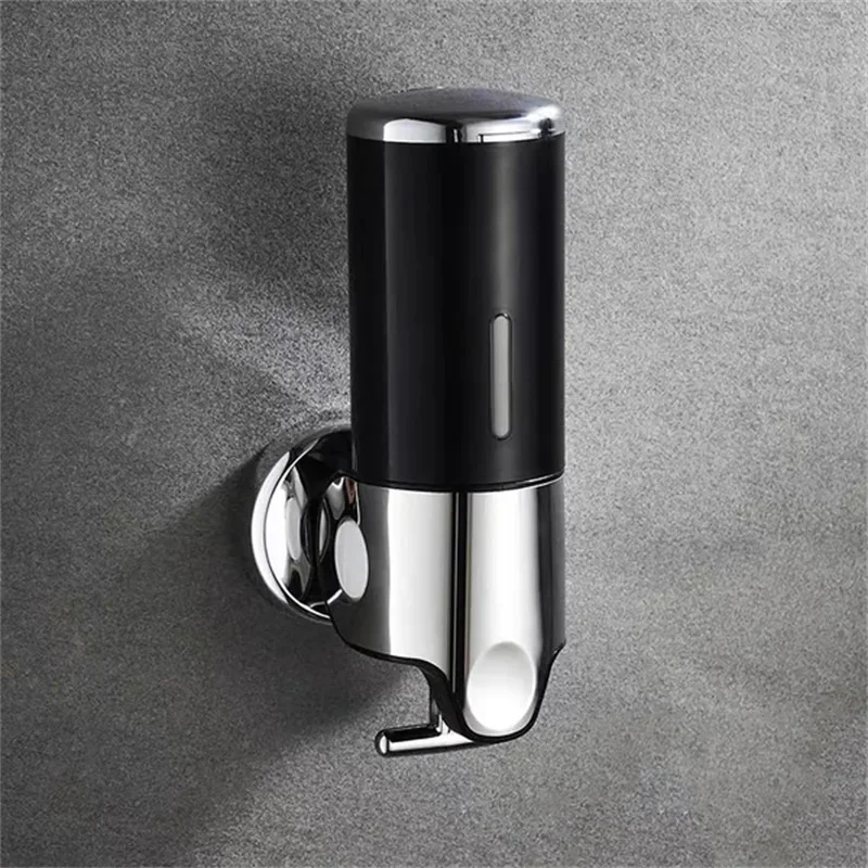 Kammer veggmontert baderomsdusjpumpe dispenser og arrangør - holder sjampo, dusjsåpe, til baderomskjøkken hotell: Gul