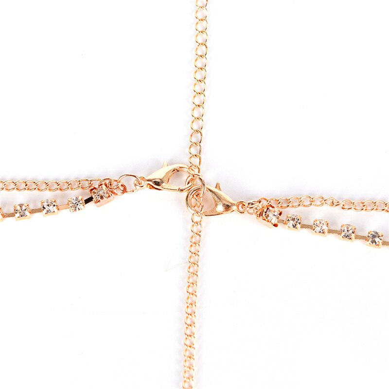 Haarband Retro Onregelmatige Haarband Persoonlijkheid Metalen Multilayer Hoofdband Hoofd Ketting Hairwear Voor Vrouwen