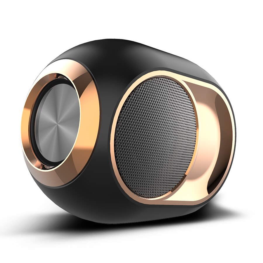 Bluetooth Speaker Met Hi-Res High Power, Uitgebreide Bas En Treble, draadloze Hifi Draagbare Speaker Akoestisch Systeem Dj Speakers: Black