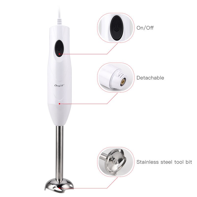4 in 1 hushållsmixer stavmixer mathackare kött grönsakskvarn visp elektrisk juicepress fruktmixer smoothiemaskin