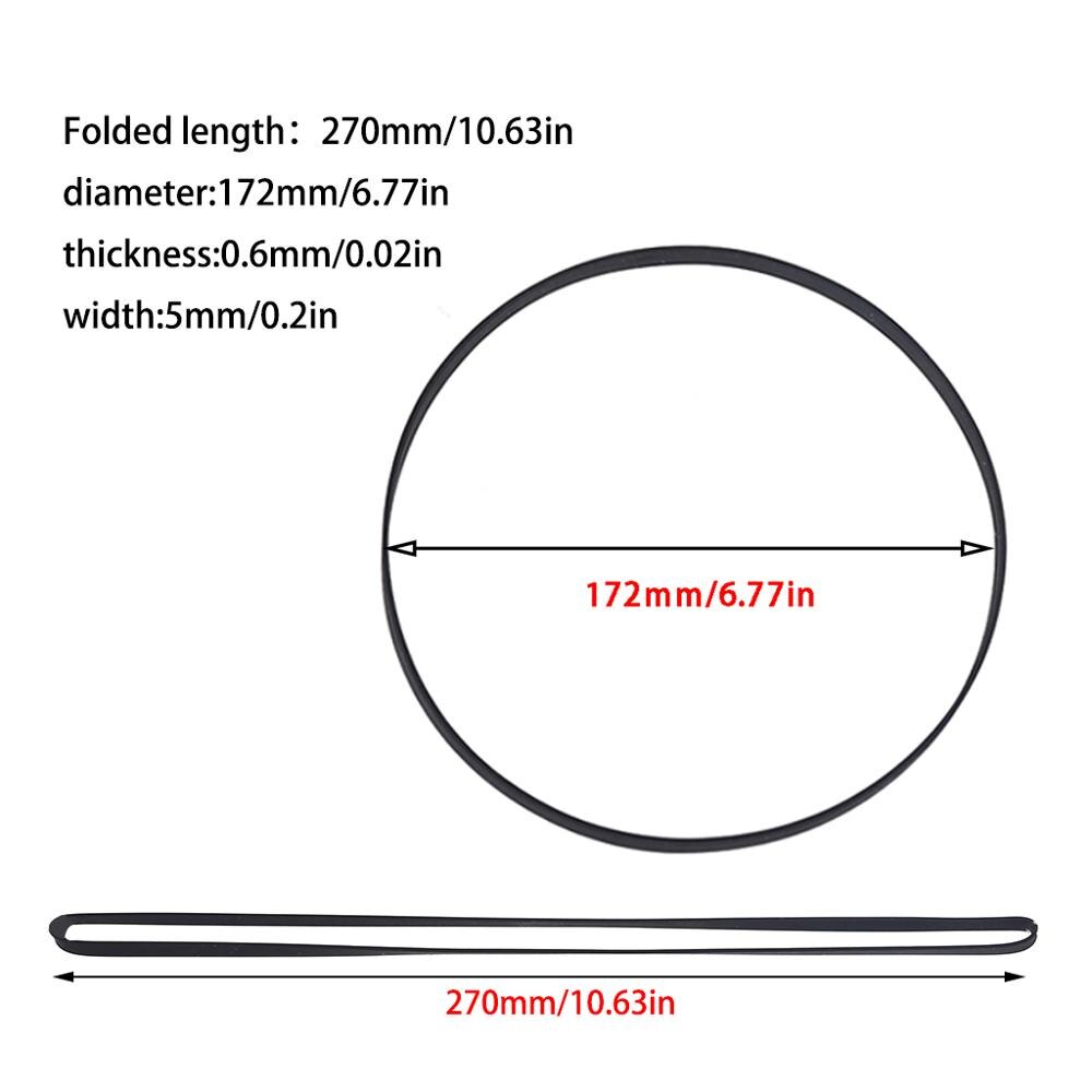 2Pcs Platenspeler Draaitafel Riem Voor Pioneer PL335 PL200Z PL281 PLX50 PLX340 R9CB