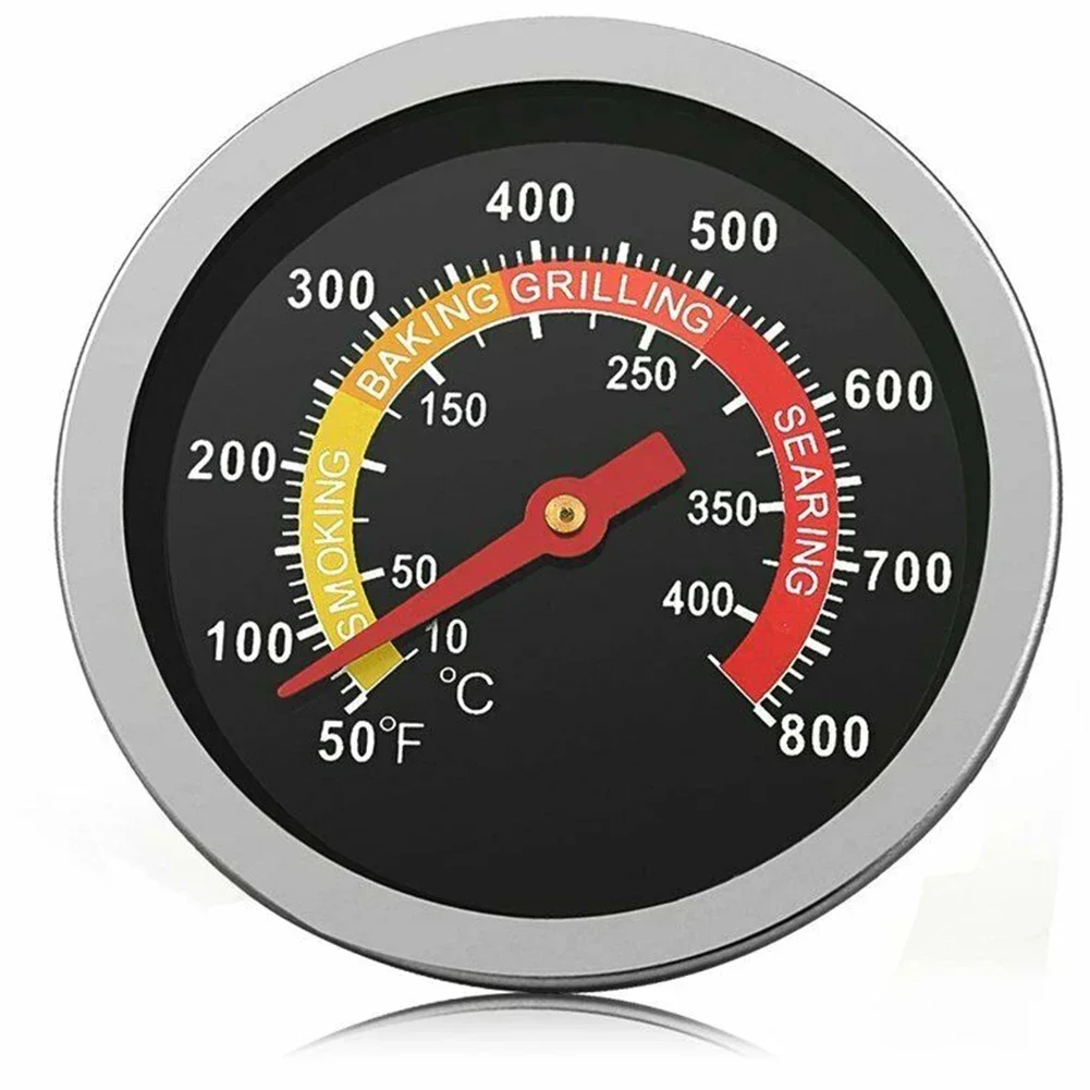 Grilltermometer ovntemperaturmåler 10 ~ 400 ℉~  /50 800 bbq-rygergrilltemperatur 6mm stænger 60 mm/2.36in grillværktøjstilbehør