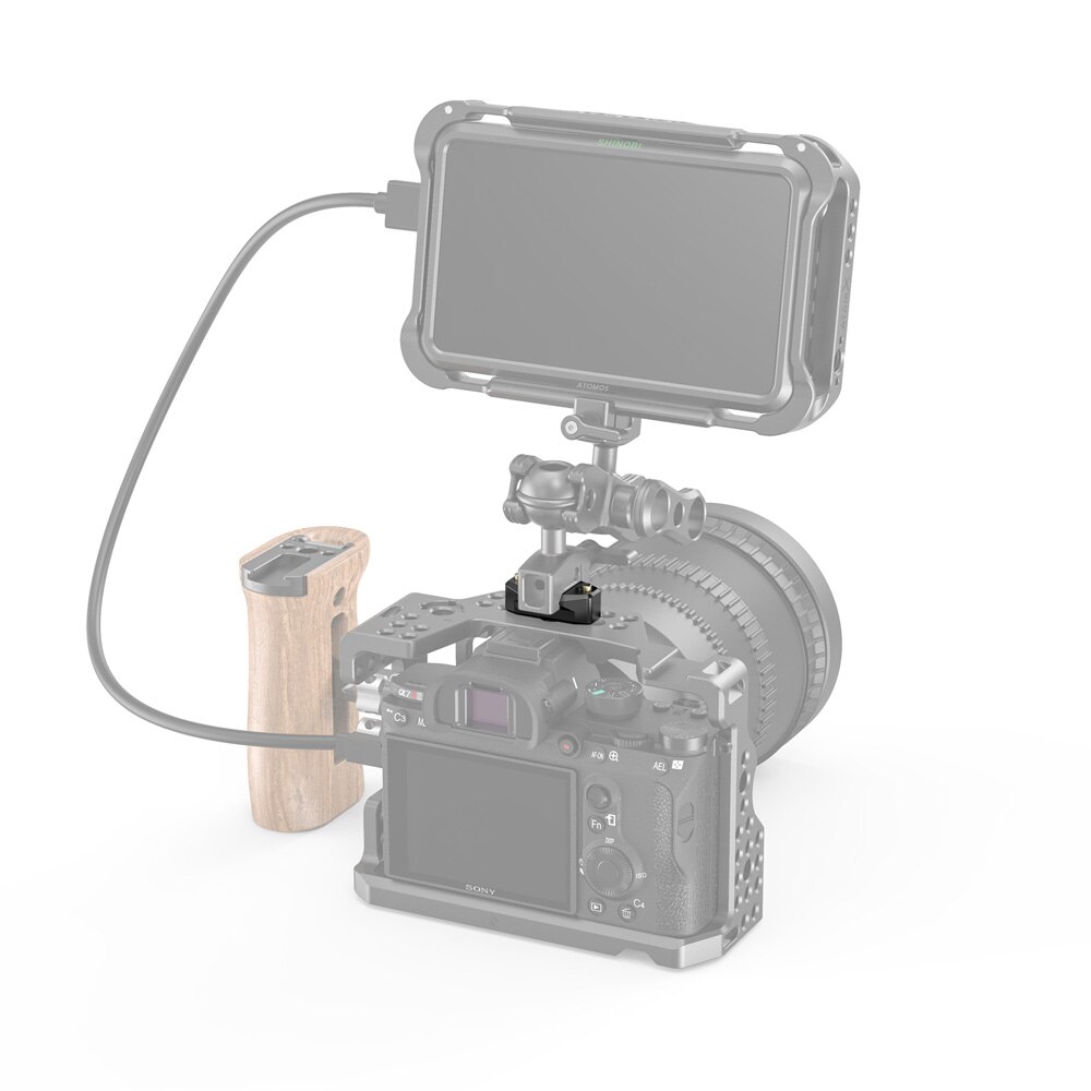 SmallRig lustrzanka cyfrowa szybkozłączka szyna nato ze śrubą ustalającą ARRI kołki zabezpieczające 35mm robić uchwytu nato uchwyt EVF 2501