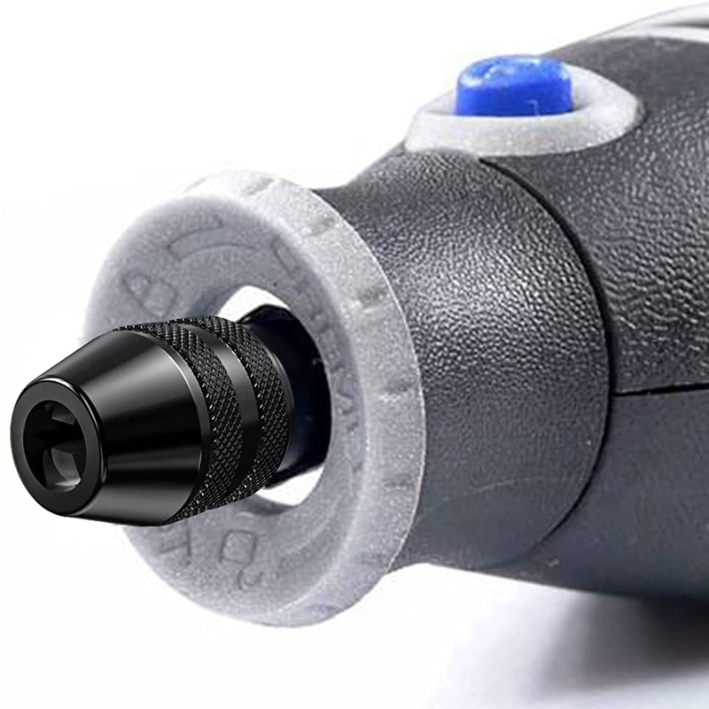 -Leather Burnisher,Ebony Wood Leather Burnishing Bit Tool with 4486 Chuck Compatible for Rotary Dremel Tool to Burnishing