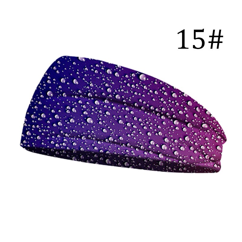 Stampato Sport Ampio Turbante Delle Donne Della Fascia Dei Capelli Delle Ragazze Fasce Cape Wrap Accessori Scrunchy Hairband Sport Copricapo 2020 Nuovo: 15