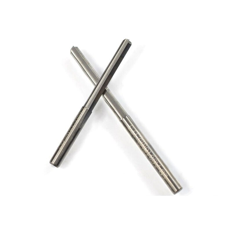 XCAN 10 pièces 3.175 tige 2 cannelure droite fente carbure fraise 12-32mm pour bois MDF plastique fraisage gravure