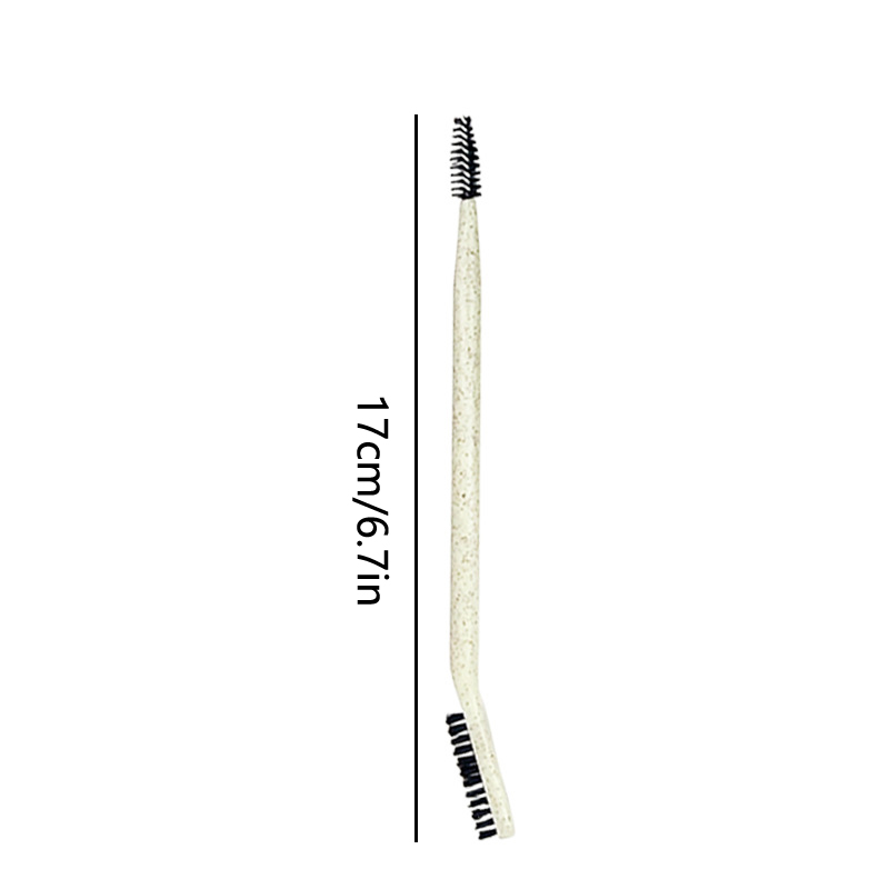 Cepillo de doble punta para cejas, 1 piezas, brochas de maquillaje de belleza, aplicador de pestañas, herramienta de maquillaje