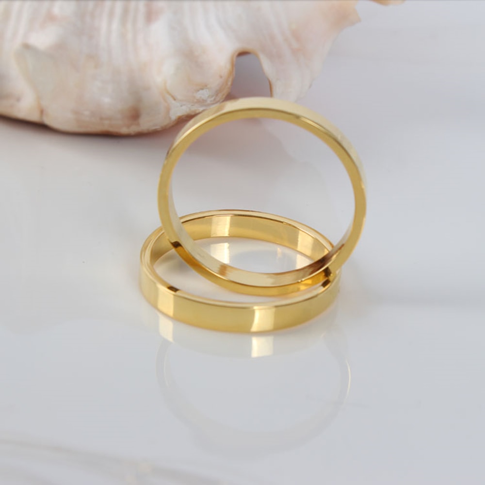 SHSEJA 2 stks/partij Eenvoudige servet ring lichtmetalen gouden ring servet gesp servet ring home servet ring desktop decoraties
