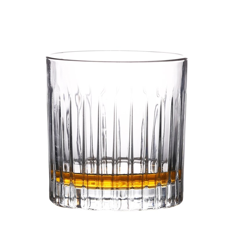 Bar clásico, vaso de cóctel, vaso de whisky Vintage, copa de vino a rayas japonesas, cristal común redondo respetuoso con el medio ambiente XINCHEN