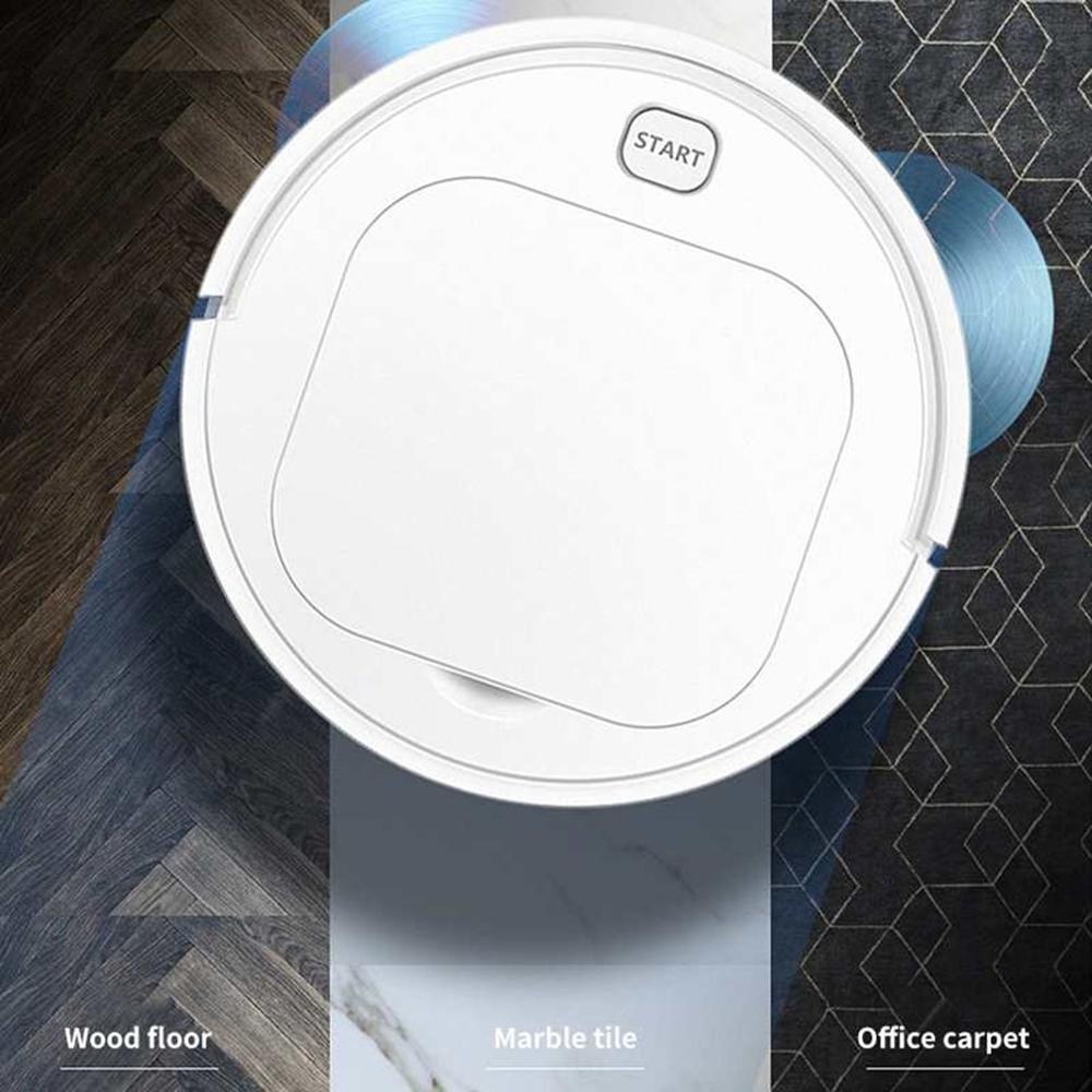 10 Soorten Automatische Smart Robot Stofzuiger Thuis Floor Vuil Auto Vegen Robot Usb Oplaadbare Vacuüm Reinigingsmachine: Type E white