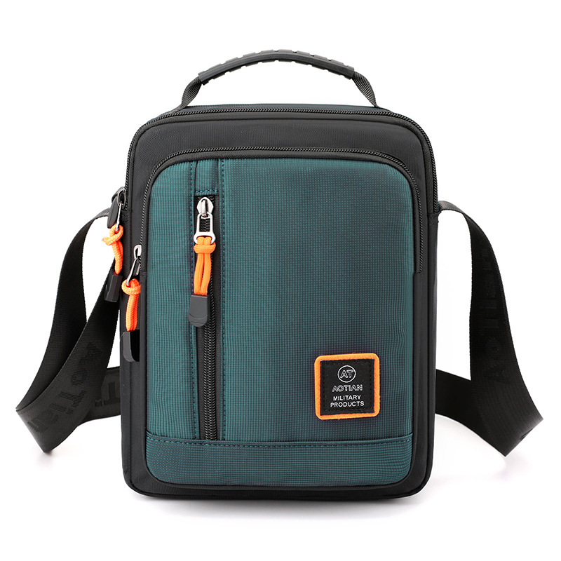Bolso de hombro para hombre, bolso pequeño impermeable para teléfono móvil, bolso de mensajero para hombre, bolso cuadrado, bolsos cruzados de viaje: Rosa