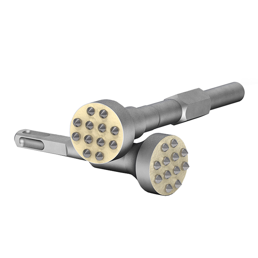 Drill Bit Flower Hammer Chisel Cement Concrete Wall Hit Lychee Surface Electric Pick Electric Hammer One Alloy Hair Hit Artifact