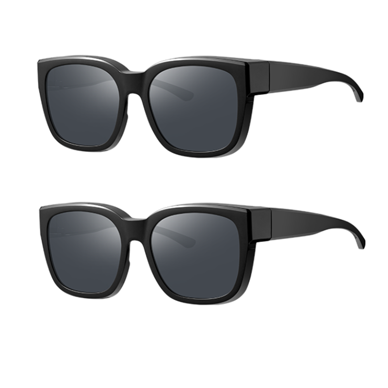 Xiaomi mijia gepolariseerde zonnebril  uv400, hoge resolutie, antislip, compatibel met brillen met verschillende sterktes, heren- en dameszonnebrillen.: Zwart