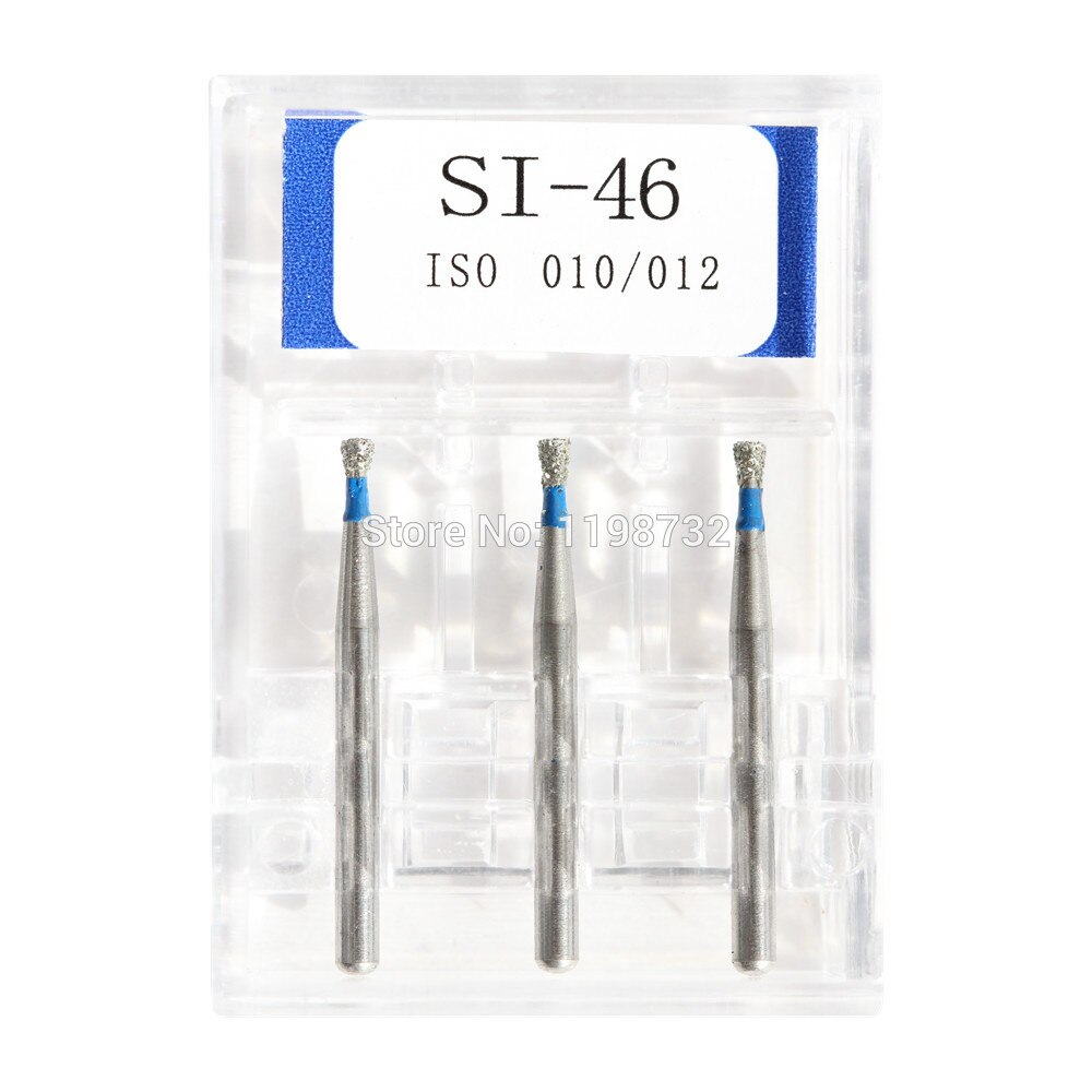 15 stücke/5 Boxen Zahn Diamant Bohrer SI-45/SI-46/SI-47/SI-47C/SI-48 Polierer Bohrer Dia -bohrer hoch Geschwindigkeit Handstück Zahnarzt Gitter