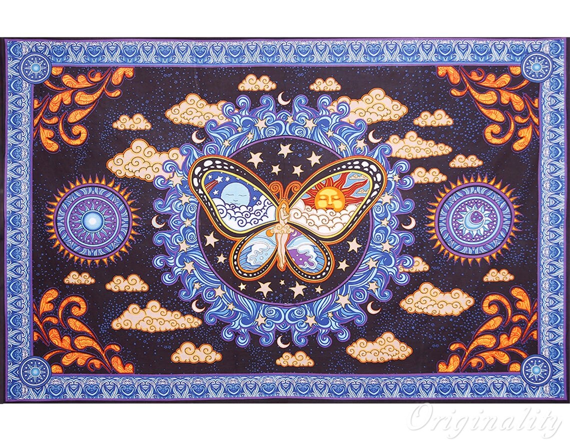 Fantastic Grateful Dead Unique Tapestry Fairy Nymph Wall Hanging Home Decoration: 230x150 cm / Fairy Nymph