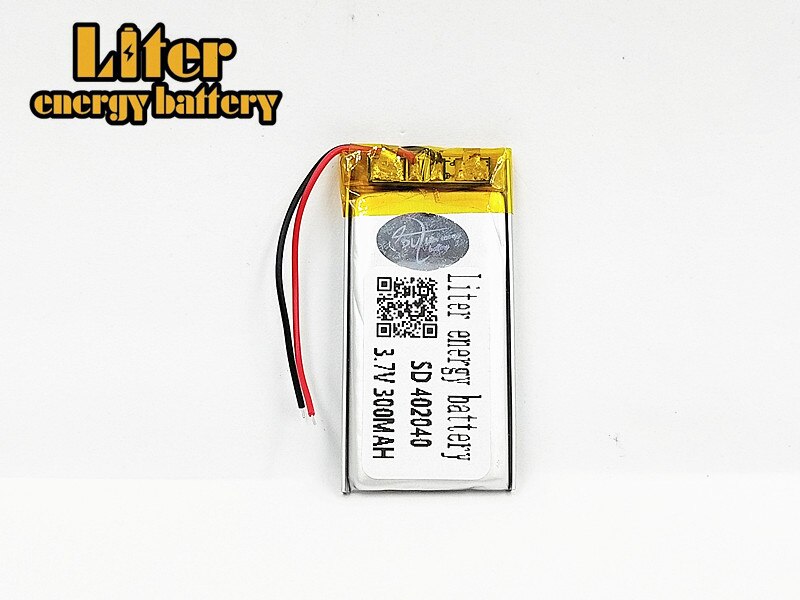 1/2/4 stuks 3.7 V 300 mAh 402040 Li-Ion Li-po Batterij Lithium Polymeer Batterijen Cellen voor Klein Speelgoed MP3 MP4 MP5 Smart Horloge GPS