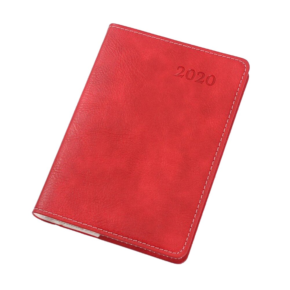 Calendar Agenda Weekly Planner School Stationery A6 Diary Notebook 106 Sheets 80gsm Paper Small Journal Notes Pocketbook: Burgundy