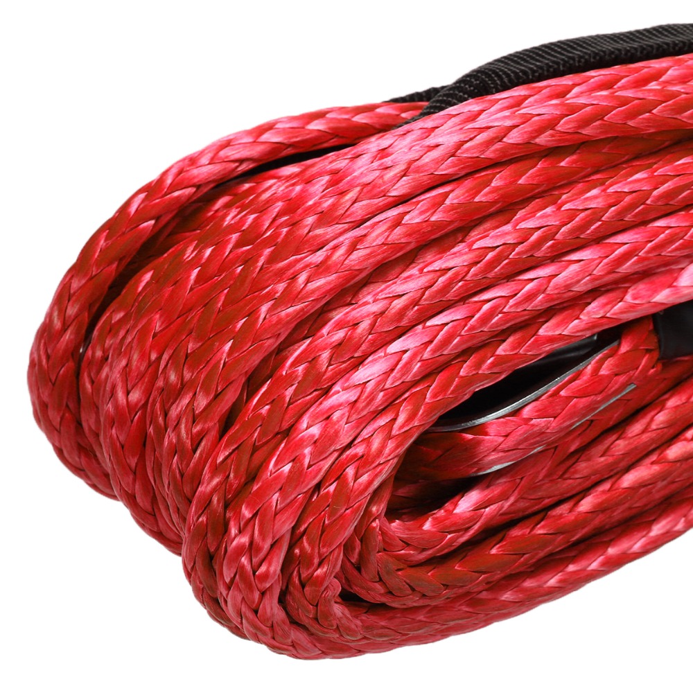 15M * 6MM 7000lbs Hoge Sterkte Synthetische Winch Touw Kabel Lijn Universele Voor ATV UTV Off-Road home Hardware Accessoires