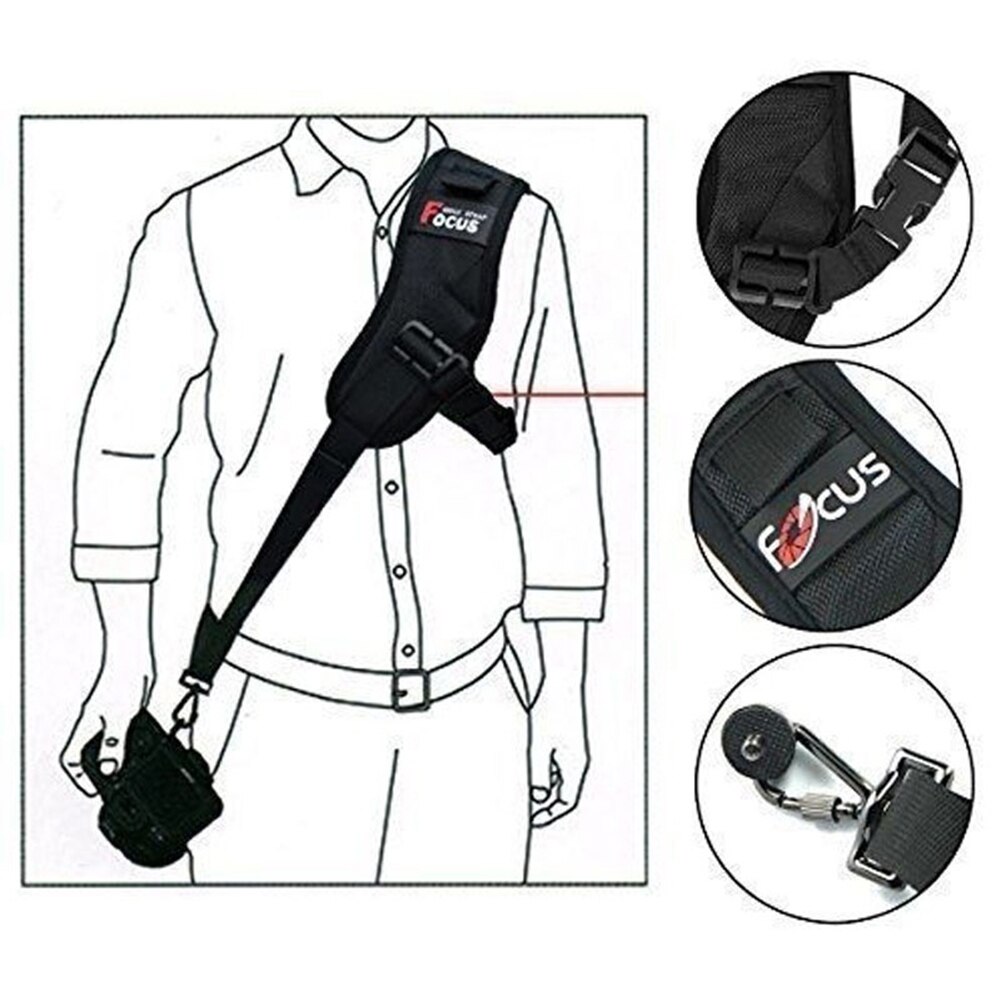 Focus F-1 Anti-slip Quick Shoulder Sling Belt Rapid Neck Strap for DSLR Camera