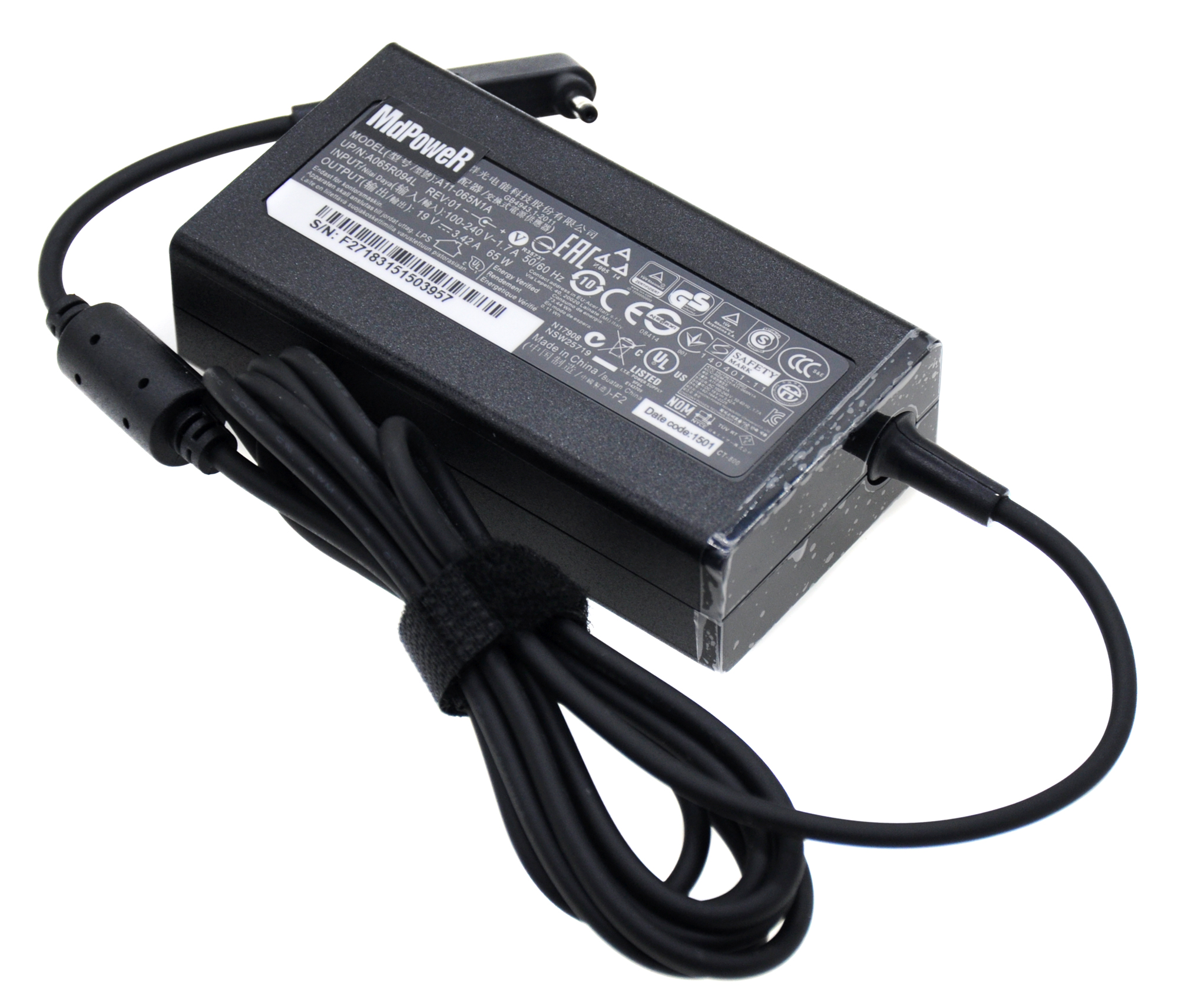 Original For ACER 19V 3.42A 65W 3.0*1.1mm laptop AC adapter charger Aspire S3 S5 S7 P3 Iconia C740 C720 Tab W500 W700 C740 C910