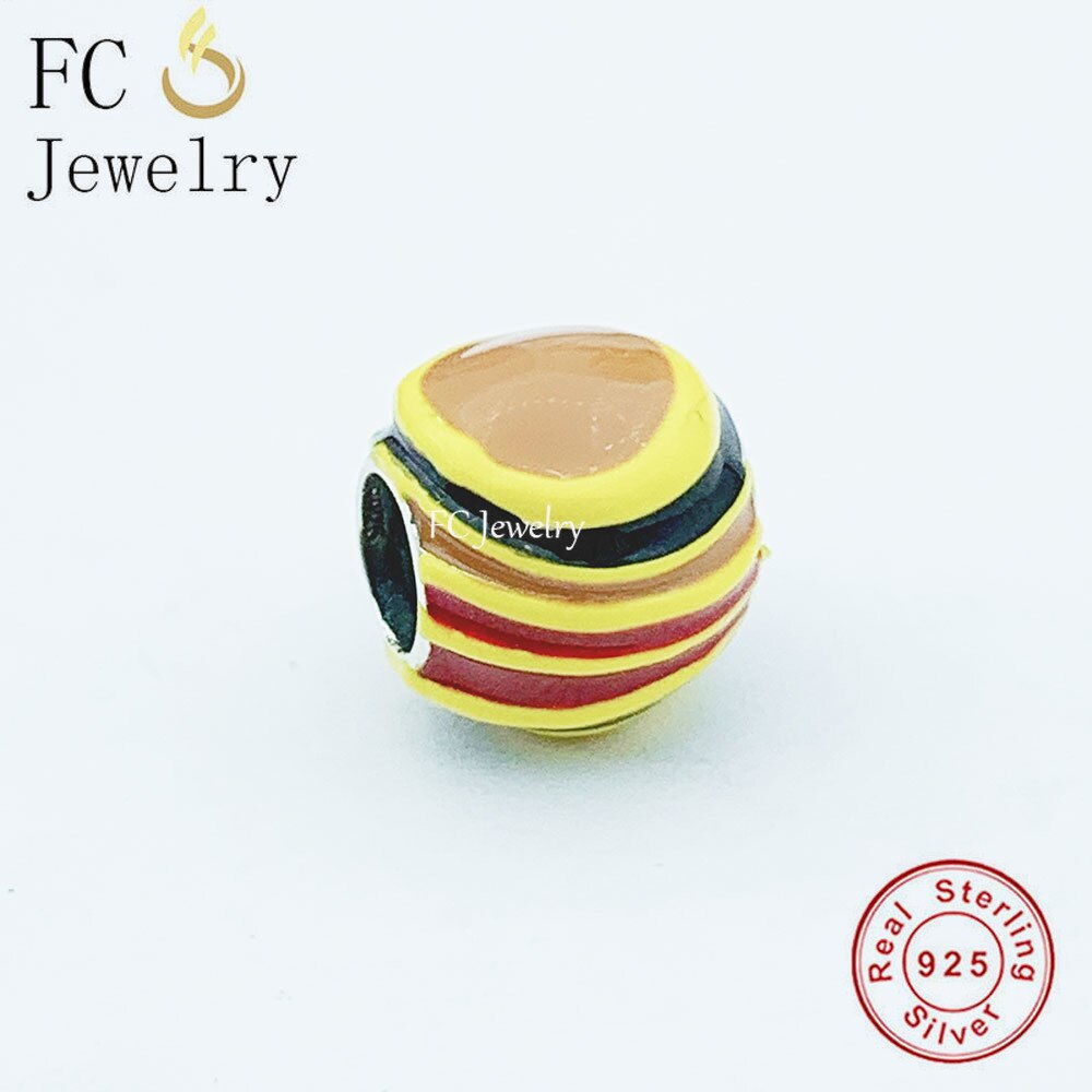 Fc Sieraden Fit Originele Bedelarmband 925 Stegling Zilveren Zonnestelsel Planeet Kleur Emaille Bead Voor Maken Vrouwen Berloque: Q1969