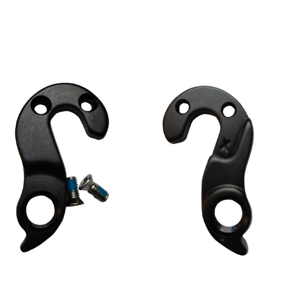 Gancho trasero de bicicleta, juego de repuesto de suspensión de cambio, accesorios de ciclismo negros, aleación de aluminio,