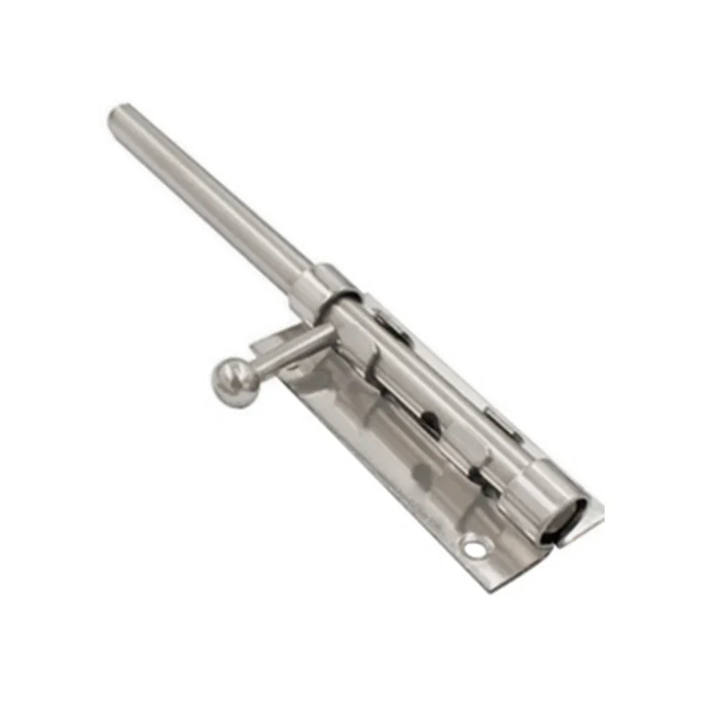 Door Bolt Lock Latch Stainless Steel Lock Latch For Home Hardware Gate Safety Door Bolt Window Catch Sliding Door Lock Silver: Black & White