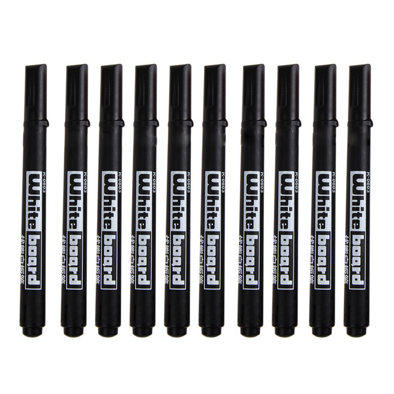 PPYY -20 x Board Marker Whiteboard Marker Pen Washable Black