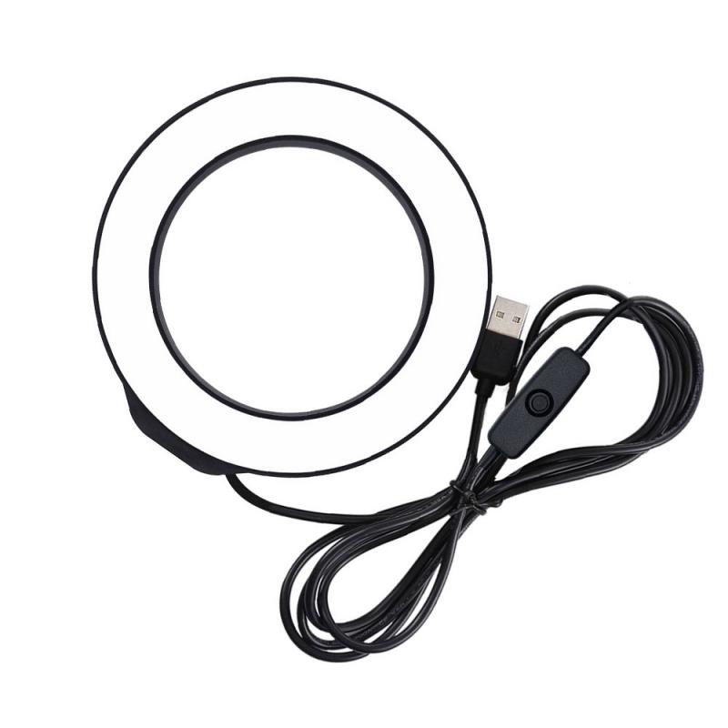 Video Ring Light mini LED Selfie Ring Light USB Ring Light Photography Light Phone Holder And Tripode Para Movil Con Luz