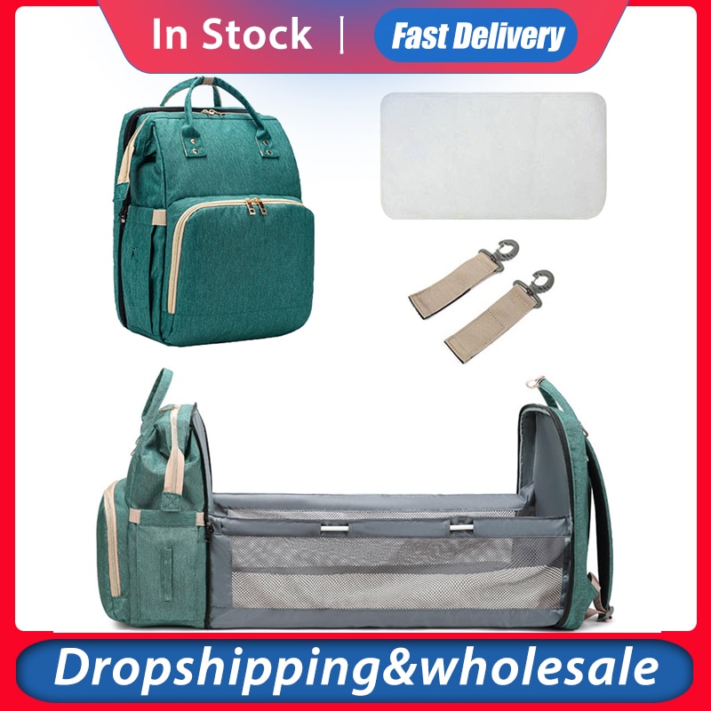Baby Luiertas Rugzak Bed Wieg Baby Slaapzak Voor Reizen Bed Luier Pad Wandelwagen Organizer In Voorraad