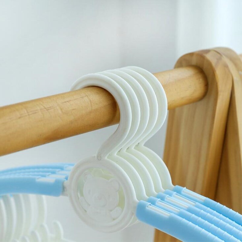 Perchero de plástico ajustable multifuncional para bebé, colgador de ropa para niños y adultos, 1 unidad