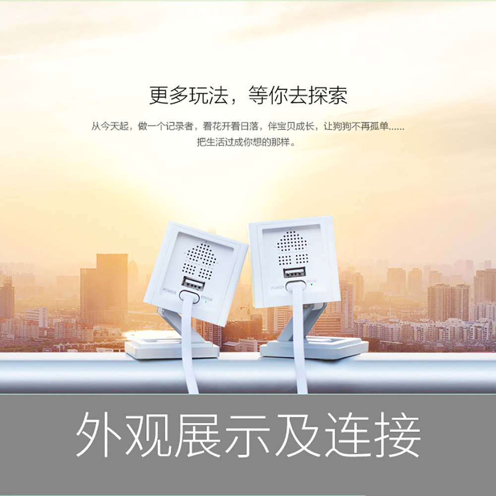 Caméra de vidéosurveillance d'origine Xiaomi Mijia Xiaofang 110 degrés F2.0 1920X1080 P Zoom numérique caméra intelligente IP WIFI sans fil Camaras Cam